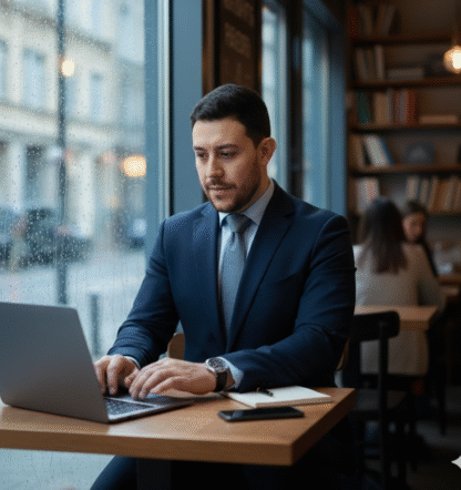 Doctor Daniel In a computer relax
